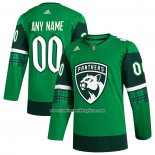 Camiseta Hockey Florida Panthers 2023 St. Patrick's Day Autentico Personalizada Verde