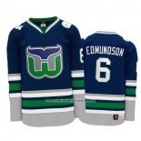 Camiseta Hockey Hartford Whalers Joel Edmundson Heritage Throwback Azul