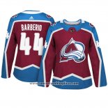 Camiseta Hockey Mujer Colorado Avalanche 44 Mark Barberio Primera Adizero Jugador Maroon