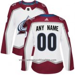 Camiseta Hockey Mujer Colorado Avalanche Personalizada Blanco