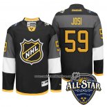 Camiseta Hockey Nashville Predators 59 Roman Josi 2016 All Star Negro