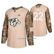 Camiseta Hockey Nashville Predators Ryan Johansen Veterans Day Camuflaje