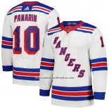 Camiseta Hockey New York Rangers Artemi Panarin Segunda Primegreen Autentico Blanco