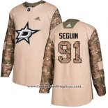 Camiseta Hockey Nino Dallas Stars 91 Tyler Seguin Camuflaje Autentico 2017 Veterans Day Stitched