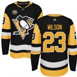 Camiseta Hockey Nino Pittsburgh Penguins 23 Scott Wilson Negro 50 Anniversary Primera Premier