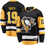 Camiseta Hockey Pittsburgh Penguins Reilly Smith Primera Breakaway Negro