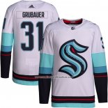 Camiseta Hockey Seattle Kraken Philipp Grubauer Segunda Autentico Blanco