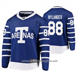 Camiseta Hockey William Nylander Throwback Breakaway Jugador Azul