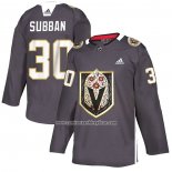 Camiseta Vegas Golden Knights Malcolm Subban Dia De Los Muertos Gris