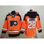 Sudaderas con Capucha Philadelphia Flyers Claude Giroux Naranja