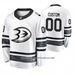 Camiseta Hockey Anaheim Ducks Personalizada 2019 All Star Blanco