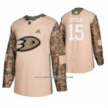 Camiseta Hockey Anaheim Ducks Ryan Getzlaf Veterans Day Camuflaje