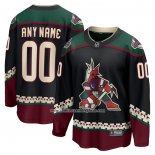 Camiseta Hockey Arizona Coyotes Primera Breakaway Personalizada 2021-22 Negro