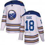 Camiseta Hockey Buffalo Sabres 18 Danny Gare Autentico 2018 Winter Classic Blanco