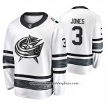 Camiseta Hockey Columbus Blue Jackets Seth Jones 2019 All Star Blanco