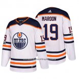 Camiseta Hockey Edmonton Oilers 19 Patrick Maroon 2018 Blanco