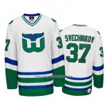 Camiseta Hockey Hartford Whalers Andrei Svechnikov Heritage Throwback Blanco