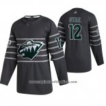 Camiseta Hockey Minnesota Wild Eric Staal Autentico 2020 All Star Gris