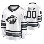 Camiseta Hockey Minnesota Wild Personalizada 2019 All Star Blanco