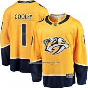 Camiseta Hockey Nashville Predators Devin Cooley Primera Breakaway Oro