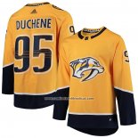 Camiseta Hockey Nashville Predators Matt Duchene Primera Autentico Oro