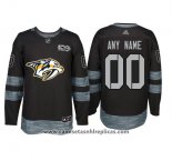 Camiseta Hockey Nashville Predators Personalizada Negro