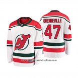 Camiseta Hockey Nino New Jersey Devils John Quenneville Alternato Breakaway Blanco