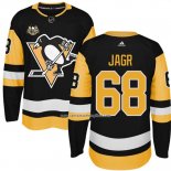 Camiseta Hockey Nino Pittsburgh Penguins 68 Jaromir Jagr Negro 50 Anniversary Primera Premier