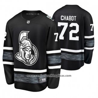 Camiseta Hockey Ottawa Senators Thomas Chabot 2019 All Star Negro