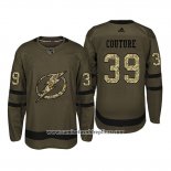 Camiseta Hockey San Jose Sharks 39 Logan Couture Camuflaje Salute To Service