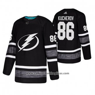 Camiseta Hockey Tampa Bay Lightning Nikita Kucherov 2019 All Star Negro2