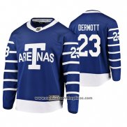 Camiseta Hockey Travis Dermott Throwback Breakaway Jugador Azul