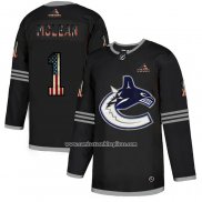 Camiseta Hockey Vancouver Canucks Mclean 2020 USA Flag Negro2