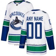 Camiseta Hockey Vancouver Canucks Segunda Personalizada Blanco