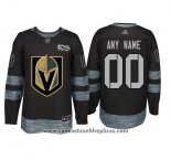 Camiseta Hockey Vegas Golden Knights Personalizada Negro