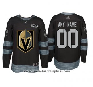 Camiseta Hockey Vegas Golden Knights Personalizada Negro