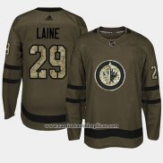 Camiseta Hockey Winnipeg Jets Patrik Laine Camuflaje Salute To Service