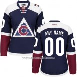 Camiseta Hockey Colorado Avalanche Reebok Personalizada Azul