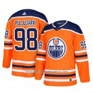 Camiseta Hockey Edmonton Oilers Jesse Puljujarvi Primera Naranja