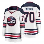 Camiseta Hockey Mujer Winnipeg Jets Joe Morrow Heritage Breakaway Blanco