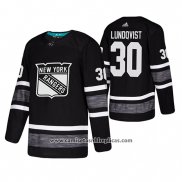 Camiseta Hockey New York Rangers Henrik Lundqvist 2019 All Star Negro2