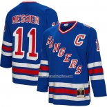 Camiseta Hockey New York Rangers Mark Messier Mitchell & Ness Big & Tall 2015 Blue Line Azul