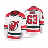 Camiseta Hockey Nino New Jersey Devils Jesper Bratt Alternato Breakaway Blanco