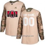 Camiseta Hockey Ottawa Senators Camuflaje Autentico 2017 Veterans Day Stitched Personalizada