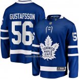 Camiseta Hockey Toronto Maple Leafs Erik Gustafsson Primera Breakaway Azul