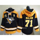 Sudaderas con Capucha Pittsburgh Penguins Evgeni Malkin Negro