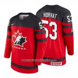 Camiseta Hockey Canada Bo Horvat 2018 IIHF World Championship Jugador Rojo