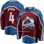 Camiseta Hockey Colorado Avalanche Bowen Byram Primera Breakaway Rojo