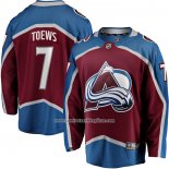 Camiseta Hockey Colorado Avalanche Devon Toews Primera Breakaway Rojo