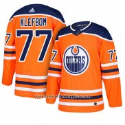 Camiseta Hockey Edmonton Oilers Oscar Klefbom Primera Naranja